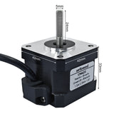 SEFOWOD Nema17 Schrittmotor STM4233 1,3 A 0,30 Nm (42,49 oz.in) 33 mm Gehäuse 1,8 Grad bipolar 2-phasig 4-adrig für 3D-Drucker/DIY CNC/Graviermaschine, 1,66 x 1,66 x 1,30 Zoll