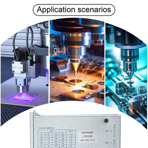 SEFOWOD High-Voltage Stepper Motor Driver CNC Controller STD3522M AC110V-220V 1.2A-5.0A 12000 Microsteps Customizable Subdivisions for Nema 34/42/50 Stepper Motor