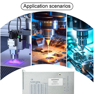 SEFOWOD High-Voltage Stepper Motor Driver CNC Controller STD3922S AC110V-220V 1.7A-9.0A 60000 Microsteps Customizable Subdivisions for Nema 34/42/50 Stepper Motor