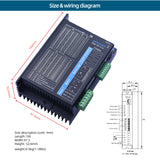 SEFOWOD High Torque Stepper Motor Driver CNC Controller STD860S 1.2A-6.0A AC20-80V/DC24-110V 40000 Microsteps Customizable with Any Subdivision for Nema17/23/34 Stepper Motor