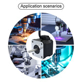SEFOWOD Nema17 Schrittmotor STM4233 1,3 A 0,30 Nm (42,49 oz.in) 33 mm Gehäuse 1,8 Grad bipolar 2-phasig 4-adrig für 3D-Drucker/DIY CNC/Graviermaschine, 1,66 x 1,66 x 1,30 Zoll