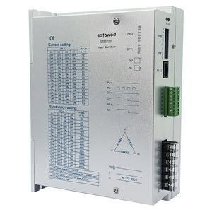 SEFOWOD High-Voltage Stepper Motor Driver CNC Controller STD3722L AC110V-220V 1.2A-7.0A 60000 Microsteps Customizable Subdivisions for Nema 34/42/50 Stepper Motor