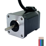 SEFOWOD Nema17 Schrittmotor STM4260 2A 0,80Nm (113,31 oz.in) 60 mm Gehäuse 1,8 Grad bipolar 2-phasig 4-adrig für 3D-Drucker/DIY CNC/Graviermaschine, 1,66 x 1,66 x 2,36 Zoll