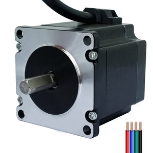 SEFOWOD Nema23 Schrittmotor STM5756 1,2Nm/170 oz.in 56mm Gehäuse 1,8 Grad bipolar 2 Phasen 4 Drähte Anschluss für 3D-Drucker CNC Fräsen Graviermaschine Automatisierung, 2,24x2,24x2,20 Zoll