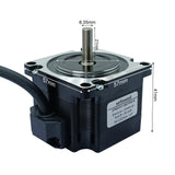 SEFOWOD Nema23 Schrittmotor STM5741 0,65Nm/92oz.in 41mm Gehäuse 1,8 Grad bipolar 2 Phasen 4 Drähte Anschluss für 3D-Drucker CNC Fräsen Graviermaschine Automatisierung, 2,24x2,24x1,61 Zoll