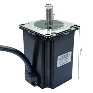 SEFOWOD High Torque Nema 23 Stepper Motor STM5776 1.8Nm/254.9oz.in 3A Bipolar 1.8° Precision 76mm Body for 3D Printers, CNC, Engraving Machines