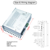 SEFOWOD High-Voltage Stepper Motor Driver CNC Controller STD3922S AC110V-220V 1.7A-9.0A 60000 Microsteps Customizable Subdivisions for Nema 34/42/50 Stepper Motor