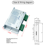 SFOWOD High Torque Stepper Motor Driver CNC Controller STD233M 0.7-3A DC24-40V 40000 Microsteps VR Speed Potentiometer Compatible with Nema11/14/17/23 Stepper Motor