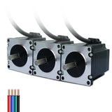 SEFOWOD Nema23 Schrittmotor STM5756 1,2Nm/170 oz.in 56mm Gehäuse 1,8 Grad bipolar 2 Phasen 4 Drähte Anschluss für 3D-Drucker CNC Fräsen Graviermaschine Automatisierung, 2,24x2,24x2,20 Zoll
