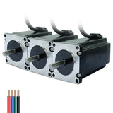 SEFOWOD Nema23 Schrittmotor STM5776 1,6Nm/226,63 oz.in 76mm Gehäuse 1,8 Grad bipolar 2 Phasen 4 Drähte Anschluss für 3D-Drucker CNC Fräsen Graviermaschine Automatisierung, 2,24x2,24x2,99 Zoll