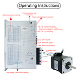 SEFOWOD High-Voltage Stepper Motor Driver CNC Controller STD3522M AC110V-220V 1.2A-5.0A 12000 Microsteps Customizable Subdivisions for Nema 34/42/50 Stepper Motor