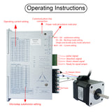 SEFOWOF High-Voltage Stepper Motor Driver CNC Controller STD3522L AC110V-220V 1.2A-5.0A 12000 Microsteps Customizable Subdivisions for Nema 34/42/50 Stepper Motor